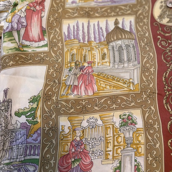 Burberry Vintage Silk Blouse SZ 9 🏰 🫅 - Picture 12 of 16